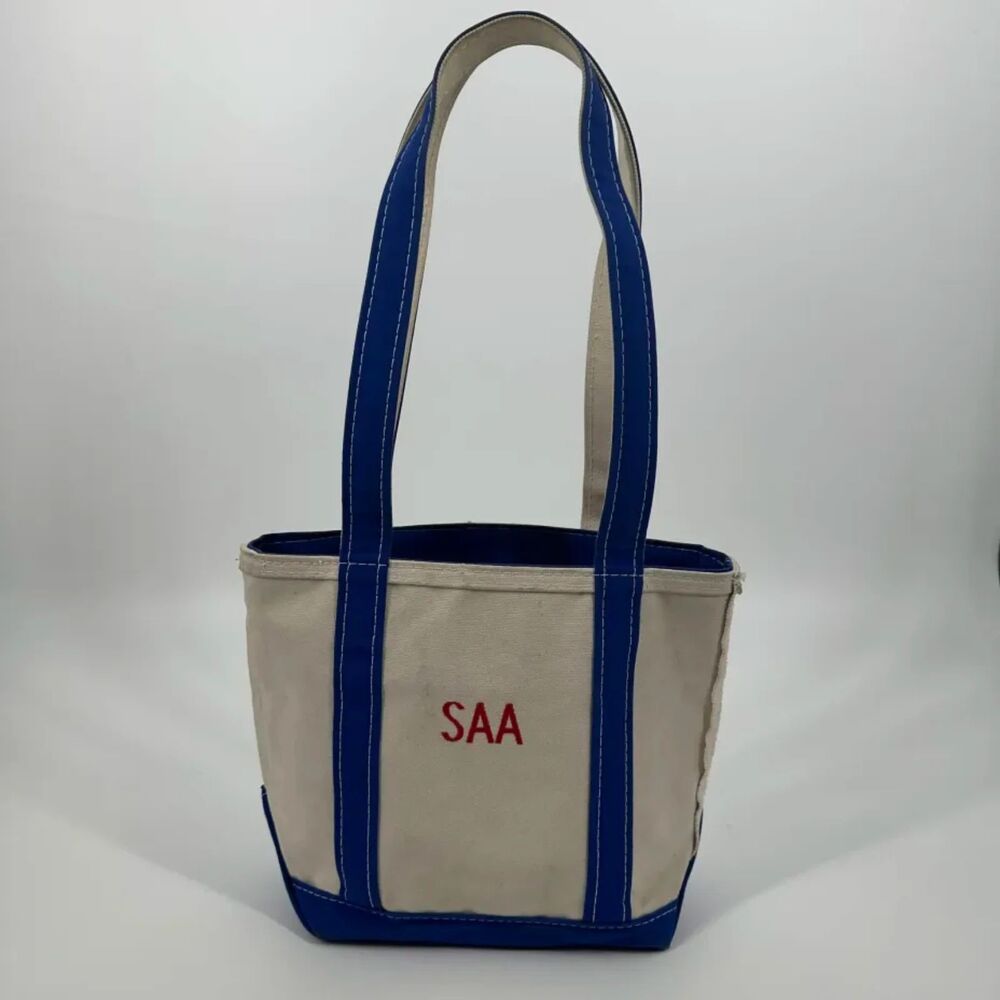 Vintage L.L. Bean Boat And Tote Bag